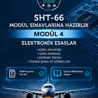 SHT-66 Modül 4 – Elektronik Esaslar | Sınava Hazırlık Kitabı
