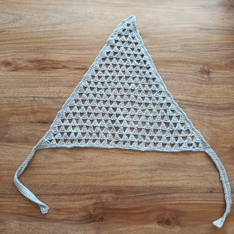 Gri mavi bandana