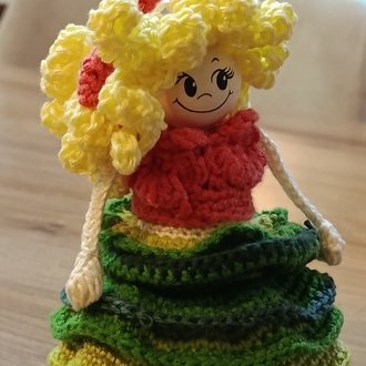 Bahar mini amigurumi bebek