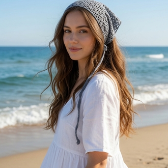 Indigo mavi bandana