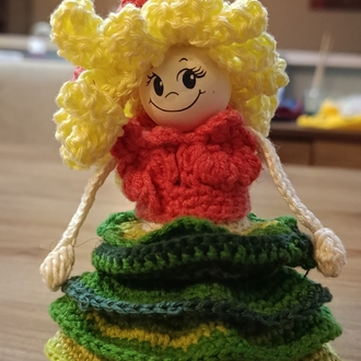 Bahar mini amigurumi bebek