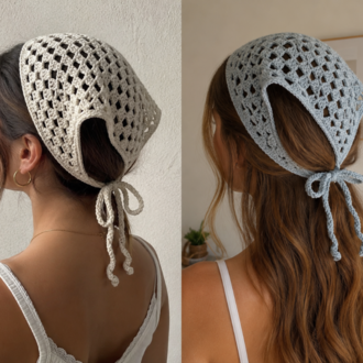 Gri mavi bandana