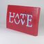 Love-Hate... Duvar süsü.. El boyama.. Masif ahşap.