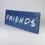 Friends... El yapımı masif ahşap duvar süsü