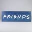 Friends... El yapımı masif ahşap duvar süsü