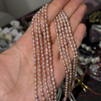 Doğal pembe inci dizi