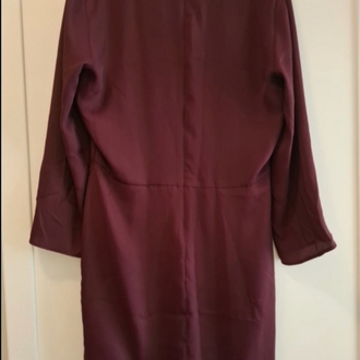 bordo elbise