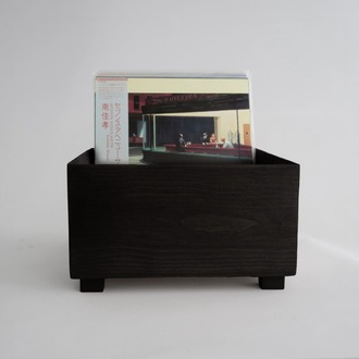 Plak Sandığı Siyah / Record Crate Black