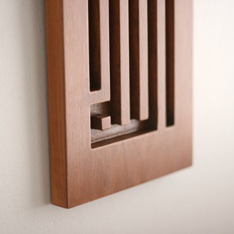 Kufi Kaligrafi Ahşap Wall-Art (Koyu Kahve)