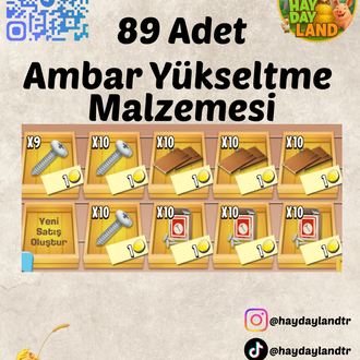 89 ADET AMBAR YÜKSELTMESİ