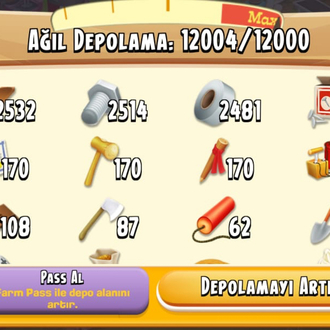 112 LEVEL 12000 AĞIL HESABI 