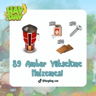 89 ambar yükselme