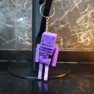 Minecraft İskelet Tasarım Anahtarlık