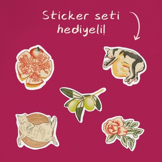 Kartpostal ✦ French Press ✦ Sticker Seti Hediyeli
