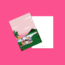 pink sunset . kartpostal - mini print seti