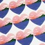 sunset heart . sticker