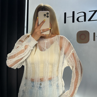 Ajurlu bluz