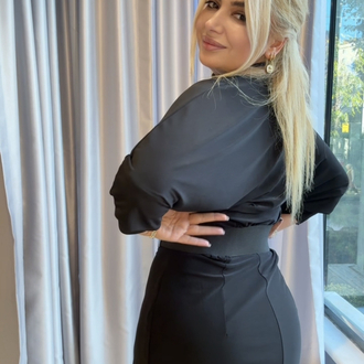 Kemerli elbise