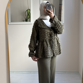 Büzgülü Kesme Pantolon Takım