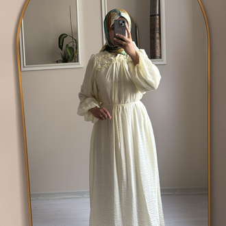 Güllü Elbise Sarı