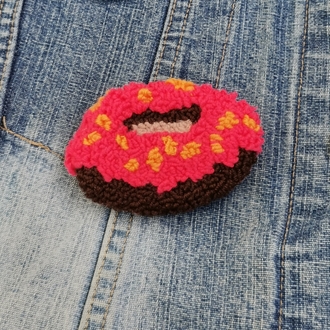 Donut Broş