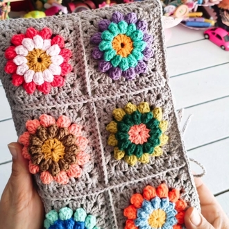 Örgü Kitap Kılıfı