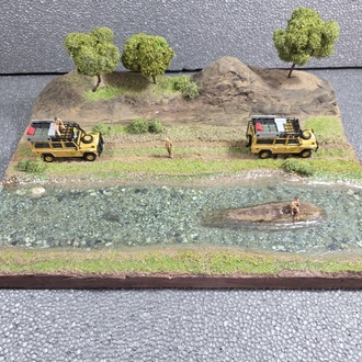 Camel Trophy River Diorama 