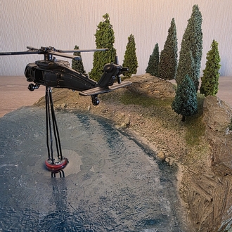 Sikorsky Fire Fighter Diorama