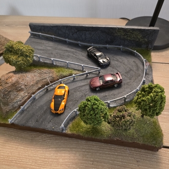 Seven (7) Curve Diorama