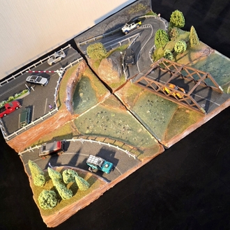 Mountain Roads Diorama