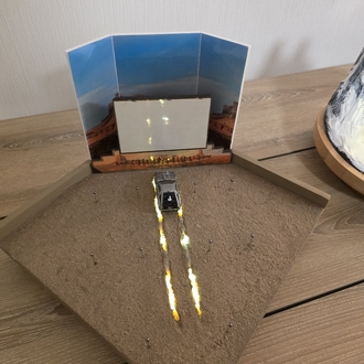 BTTF3 Cinema Scene Diorama