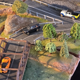 Mountain Roads Diorama