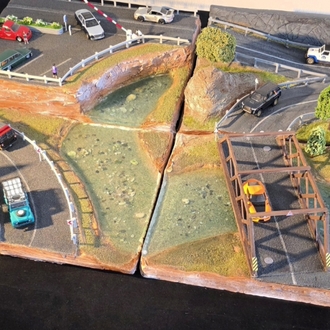 Mountain Roads Diorama