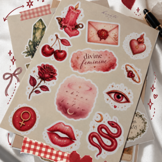 3'lü Sticker Sheet