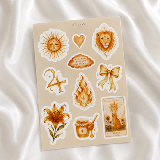 3'lü Sticker Sheet