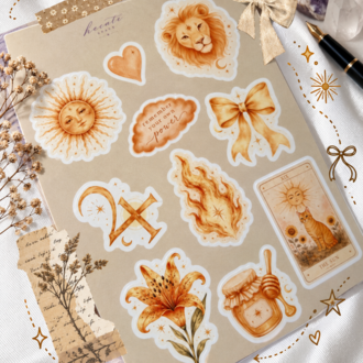 3'lü Sticker Sheet