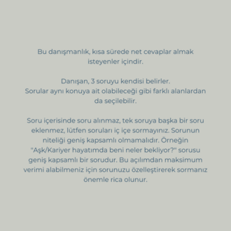 Üç Soru Danışmanlığı