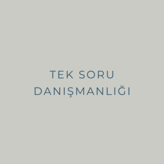 Tek Soru Danışmanlığı