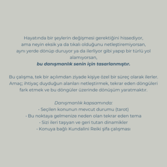 Özelleştirilmiş Seans