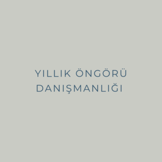 Yıllık Öngörü Danışmanlığı