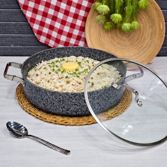 BRİONİ STONE-H 26 CM BASIK TENCERE