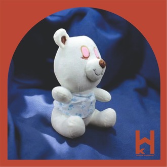 25 CM PELUŞ UYKU ARKADAŞIM SEVİMLİ BEBEK MAVİSİ AYICIK