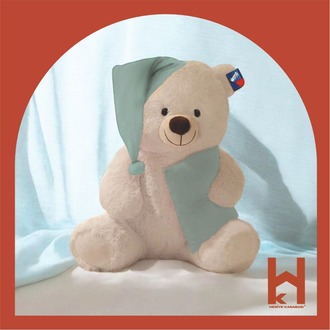 65 CM PELUŞ UYKU ARKADAŞIM BEBEK MAVİSİ AYICIK ( TETHY )