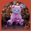 PELUŞ PEMBE PARLAK KALPLİ AYI 40 CM ( SOFYA )