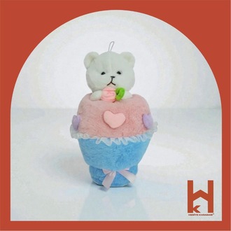 40 CM BUKET AYI PELUŞ