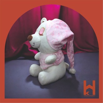 25 CM PELUŞ UYKU ARKADAŞIM SEVİMLİ PEMBE AYICIK