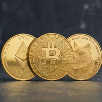 Bitcoin Ethereum Dogecoin Hatıra Para Seti - 3'lü Kripto Koleksiyon Paketi