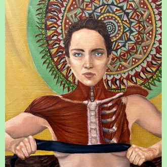 Cinsiyet Bükücünün Göğüs Kasları Anatomisi (50x70 cm) 