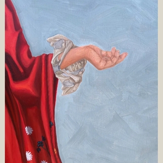 Bir Geyşanın Pelvis Anatomisi (50x70 cm) 