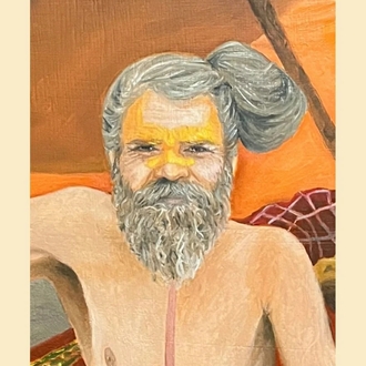 Bir Sadhunun Sindirim Sistemi Anatomisi (50x70 cm) 